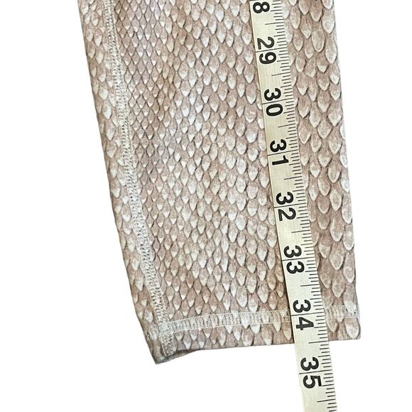 VARLEY Beige Pink Biona Python Leggings Size XS - Picture 8 of 11